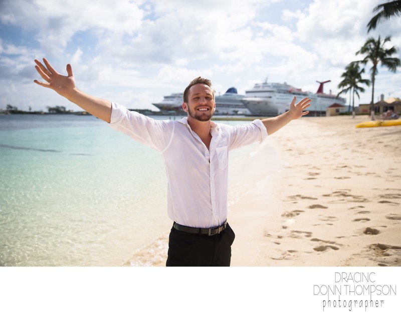 British Colonial Hilton Nassau Beach Man