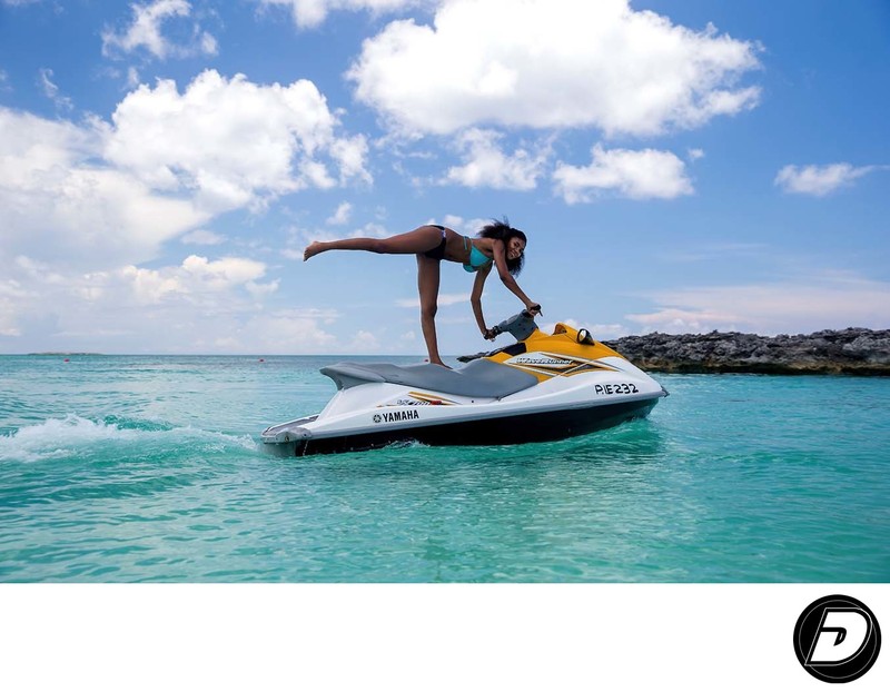 Cabbage Beach. Jetski Lifestyle Photo