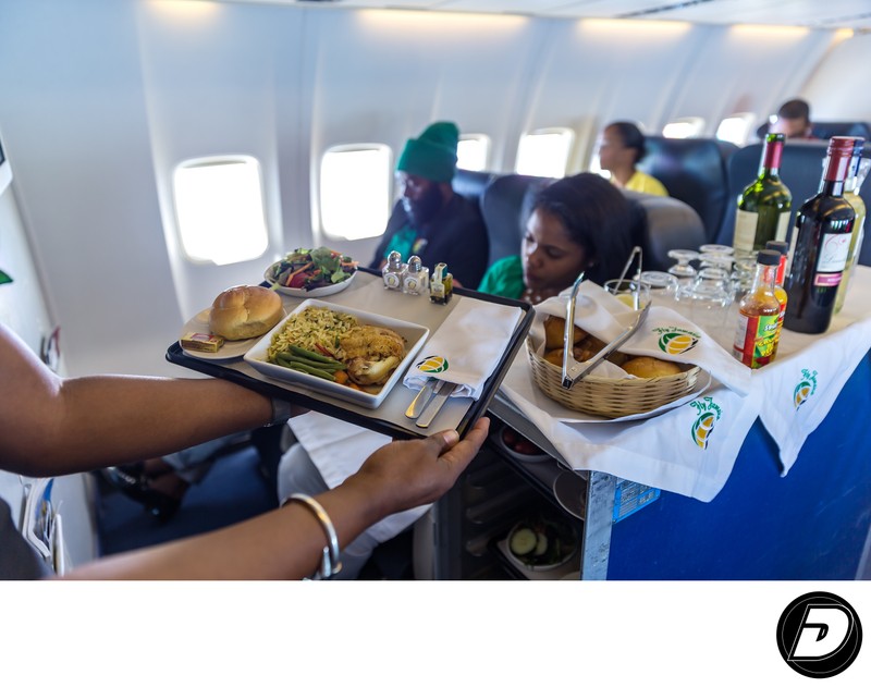 Flite Meal Fly Jamaica Air New York Photographer