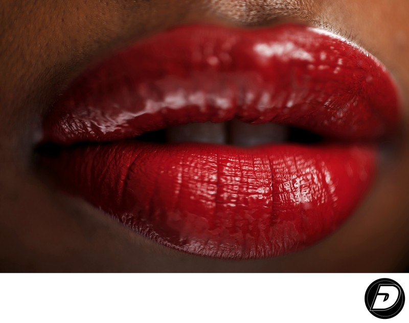 Full Red Lips Photo Harlem Photographer