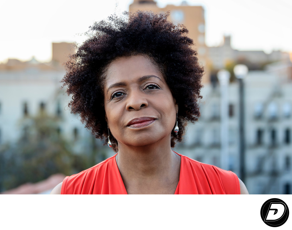 New York Rooftop Black Woman Portrait Photographer