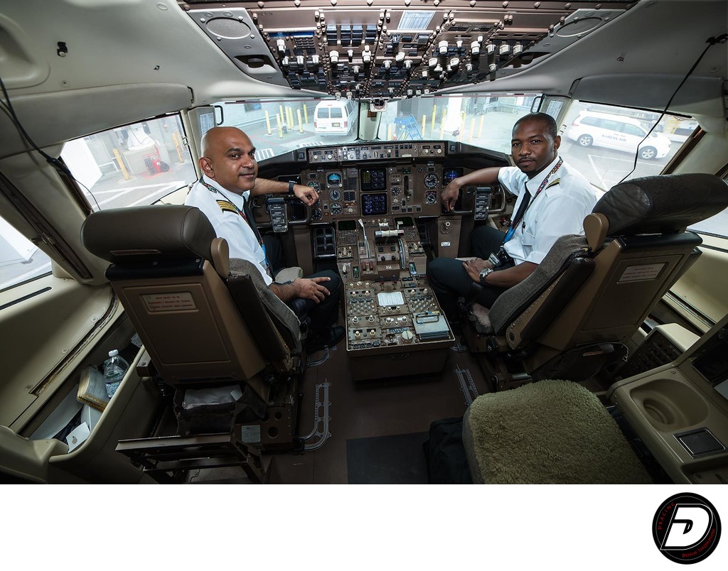 JFK Fly Jamaica Cockpit Pilots Photo 