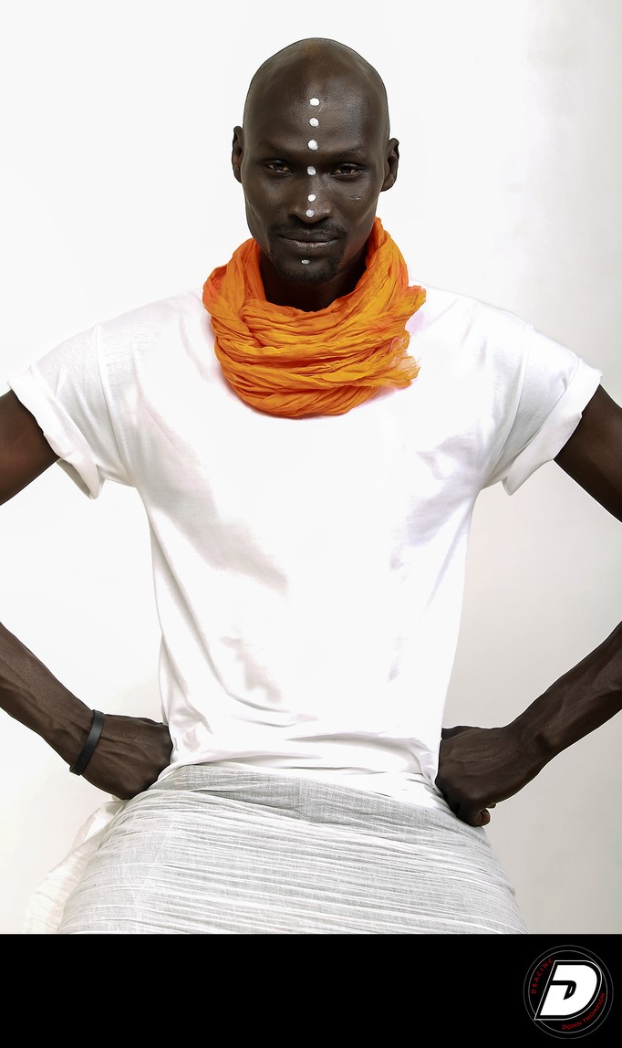 Sudanese Man Neck Wrap Portraits