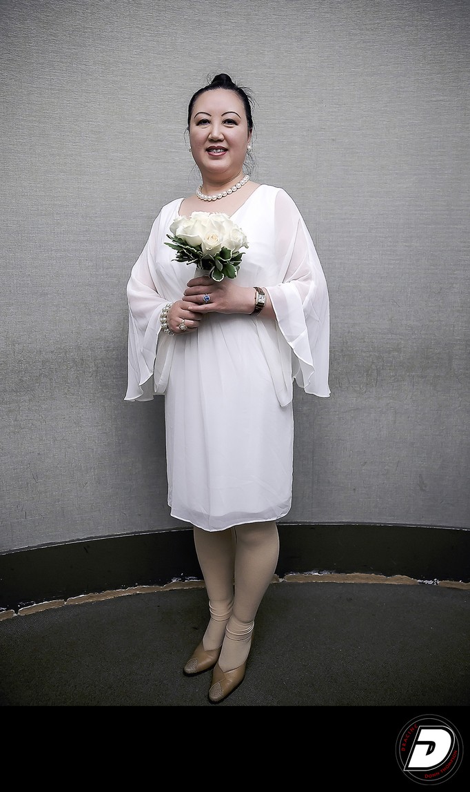 NYC City Hall Wedding Photographer Bridal Session Asian  