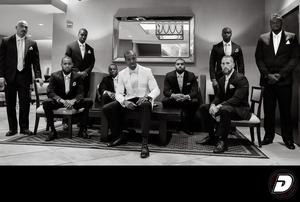 Groom & Grooms Men Baiting Hollow Farm Vineyard  Photo