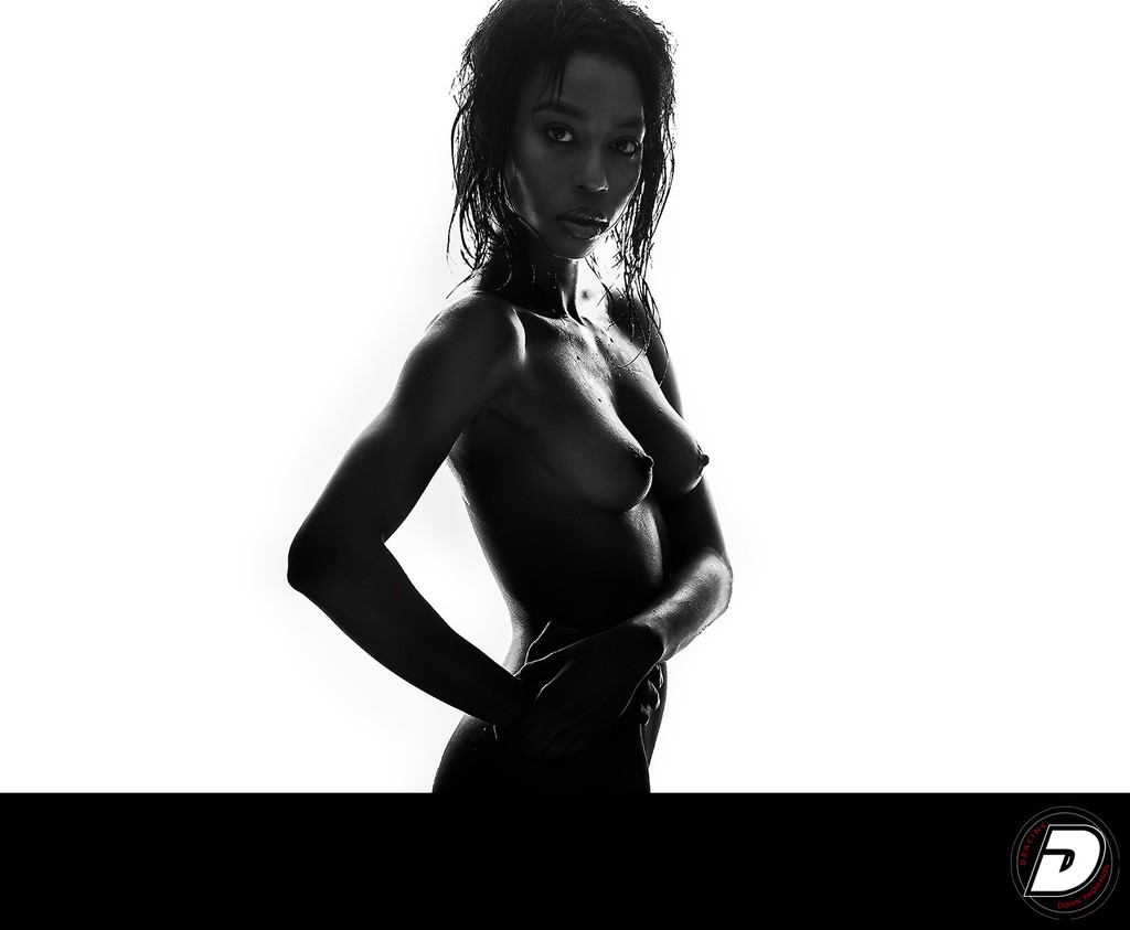Nude Beautiful Black Body Woman Photo