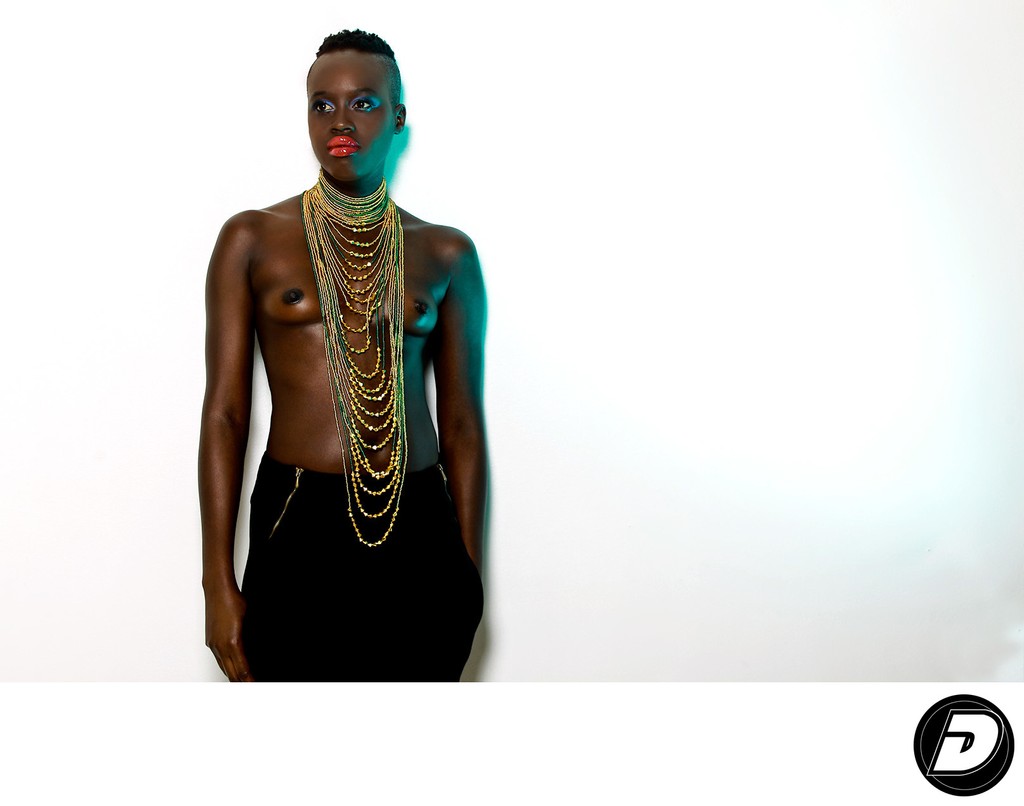 Black Skin Boudoir Photographer