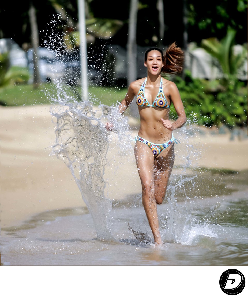 Puerto Rico Running Woman Harlem Photographer