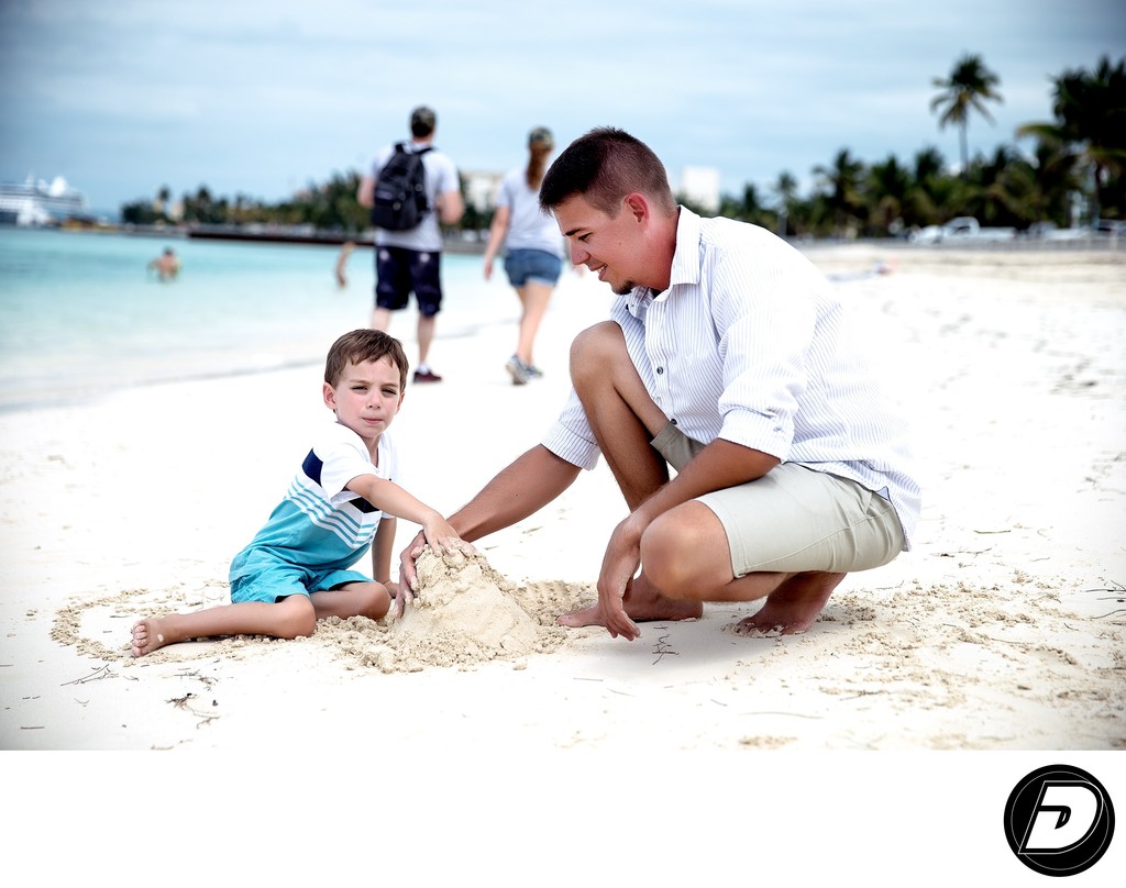 Father & Son Nassau Vacation New York Photographer