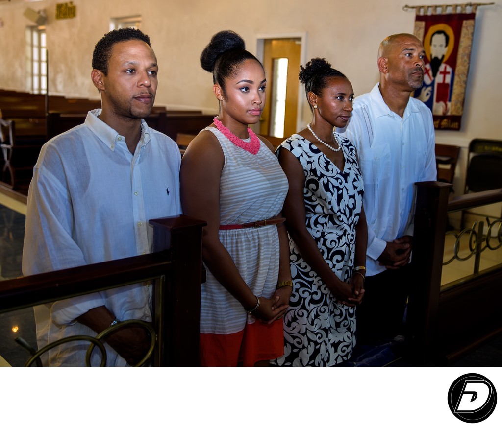 Family & Friends At Church New York Photographer