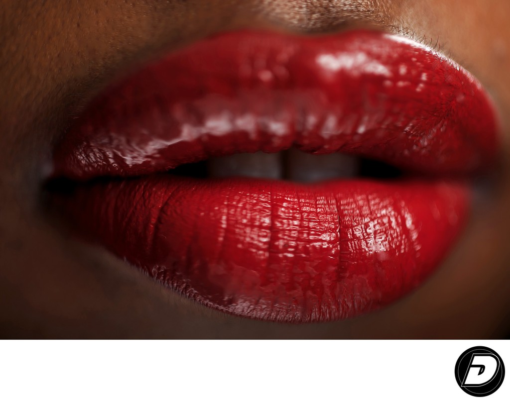 Full Red Lips Photo Harlem Photographer