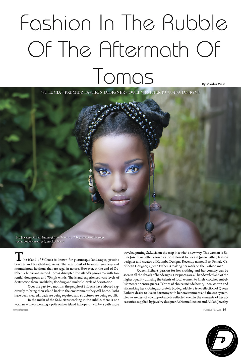 Profiles98 Magazine St Lucia Fashion Photographer