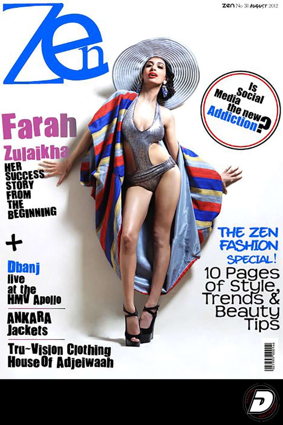Zen Magazine 2012 Magazine Cover Photo