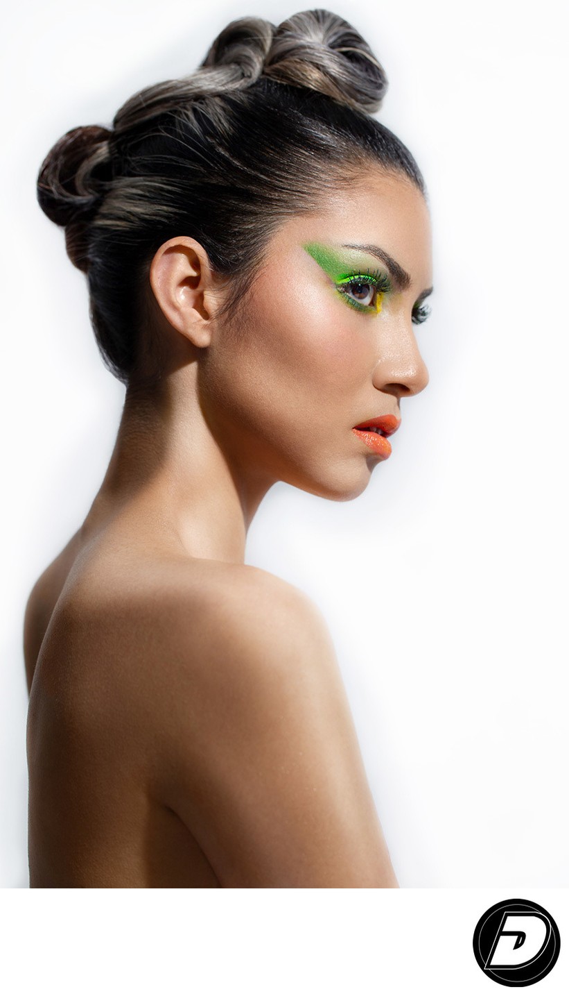 Green Make-Up - Dracinc | Donn Thompson Beauty Photo