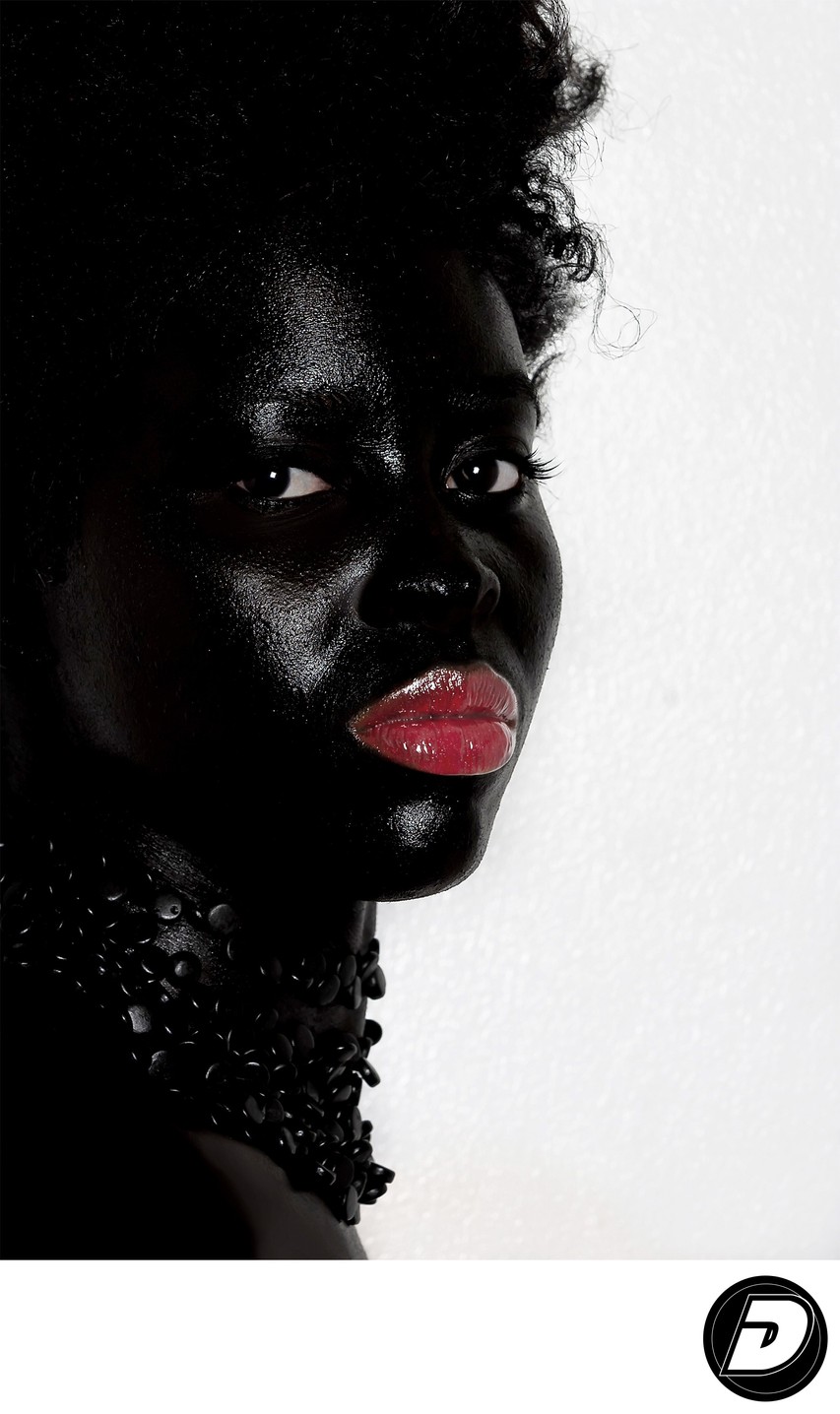Black Face Makeup NYC Beauty Photographer