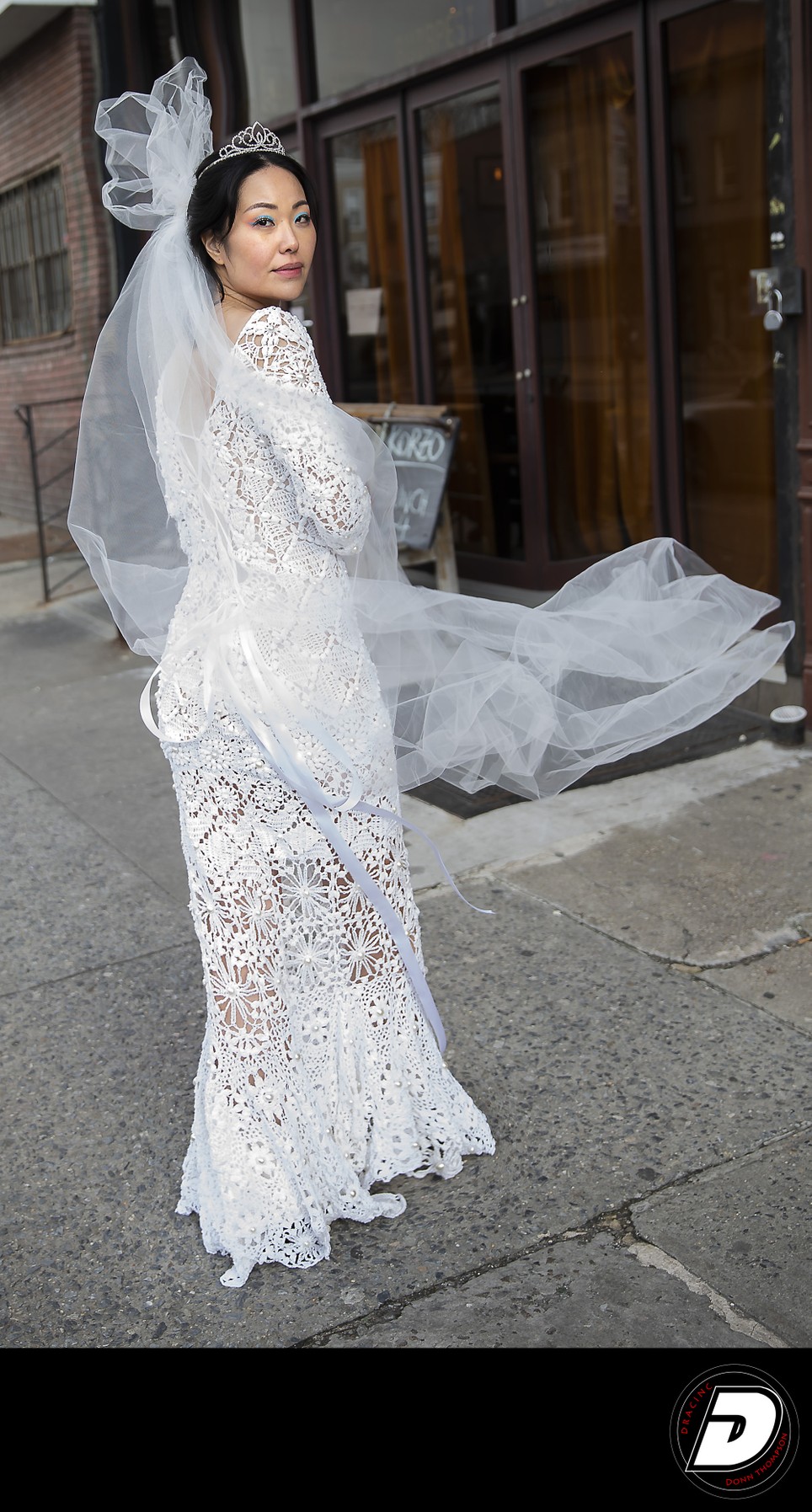 Chila For Fun Knitted Silk Wedding Gown Photographer 