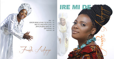 Nigerian Singer Funke Adeyeye CD Cover Photographer
