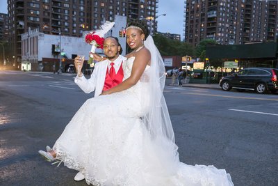 Malcolm X Blvd Harlem Wedding photo