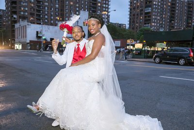 Malcolm X Blvd, Harlem Wedding photographer