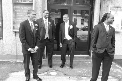 The Hill A.M.E Zion Grooms Men Wedding Photographer