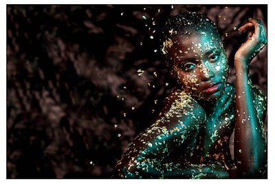 14 Karat Gold Flakes Beauty  Harlem Photographer