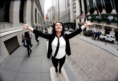 Wall Street Banker Woman Photo