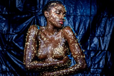 Harlem Photographer Gold Flakes Black Skin Photo #2
