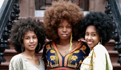 1970 Afro Black Women Harlem Look Photo