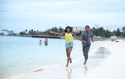 Couple Running On The Beach New York Photographer