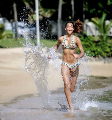 Puerto Rico Running Woman Harlem Photographer