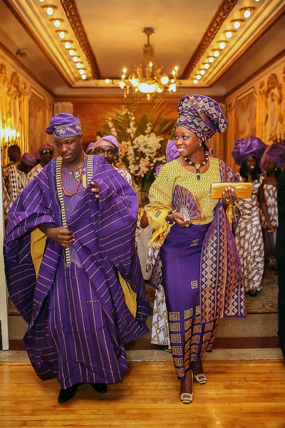 Nigerian Wedding Photographer's Purple Dress Photo