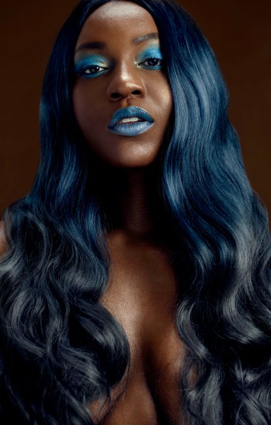 Blue Makeup Harlem Photographer