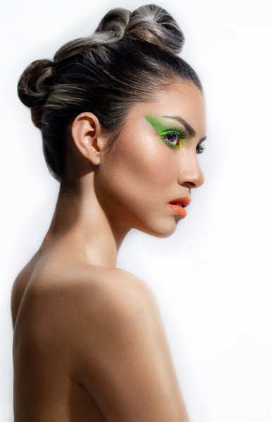 Harlem Photographer Green Make-Up Beauty Photo