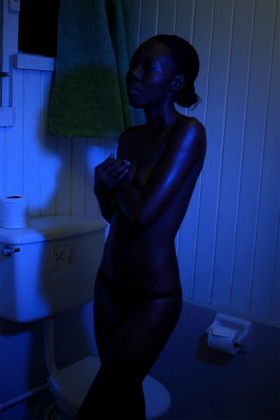 Blue Boudoir Guyana Woman Photographer
