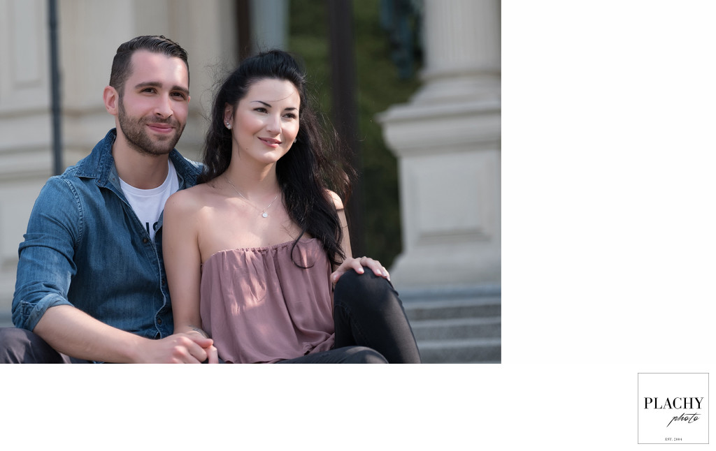 Vienna Engagement Photographer In Vienna Gardens