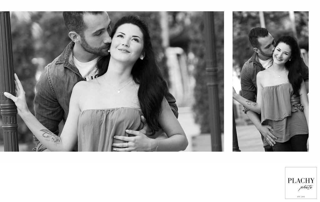 Bride Kiss Groom- Photography in Vienna Gardens