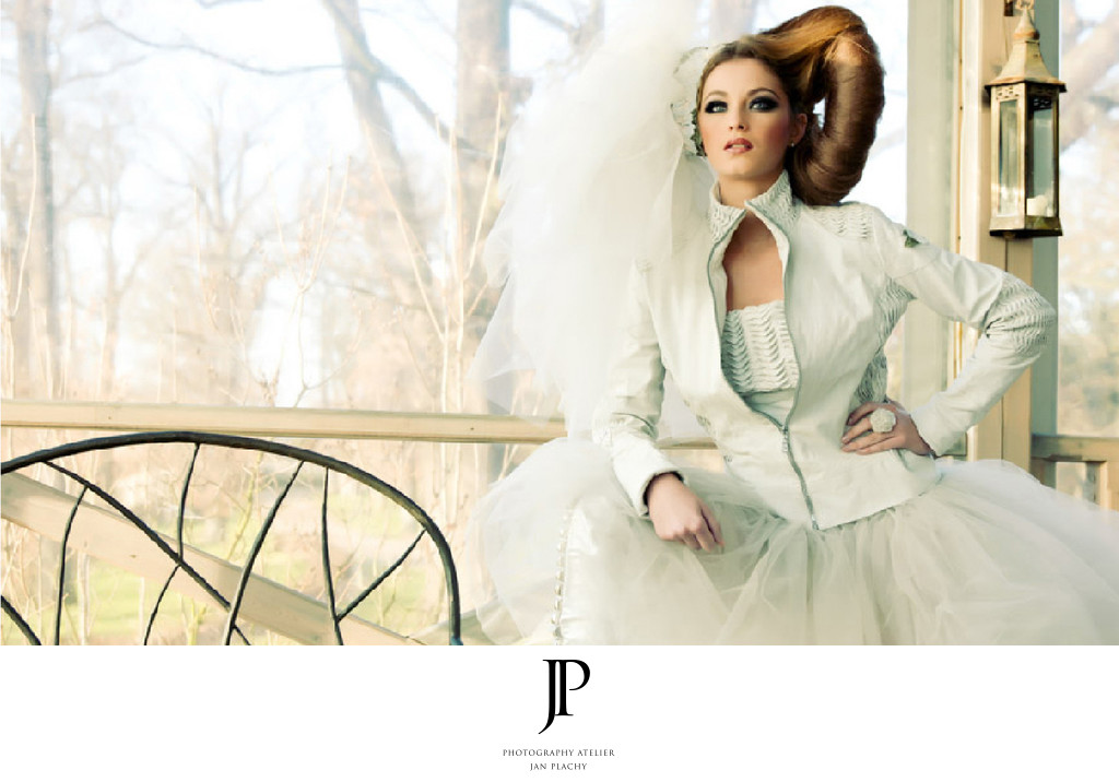 Fashion Photography Wedding Dress in Chateau Mcely