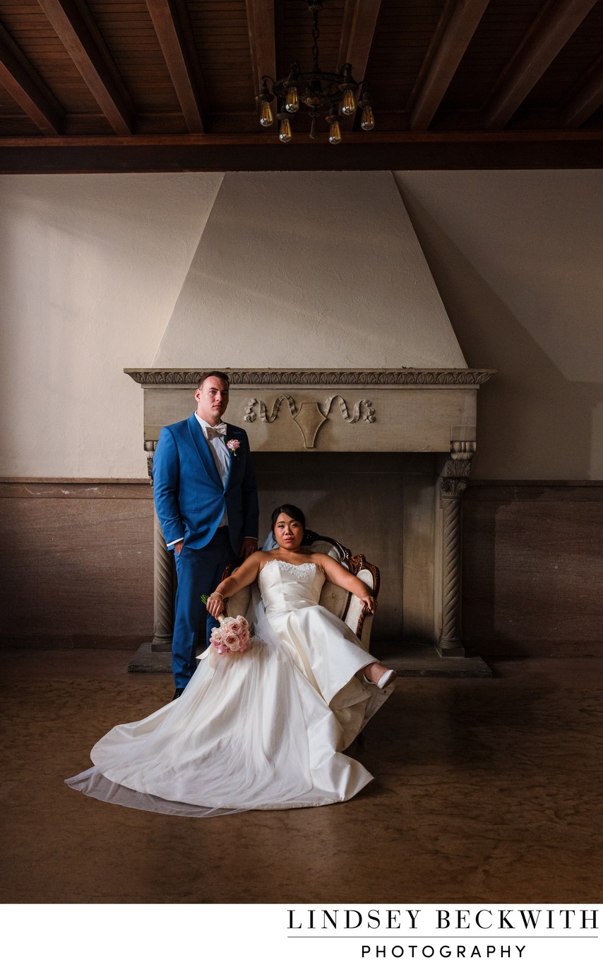 Editorial Wedding Portrait Ariel Pearl Center Cleveland