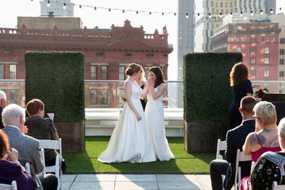 Metropolitan at the 9 rooftop wedding photo
