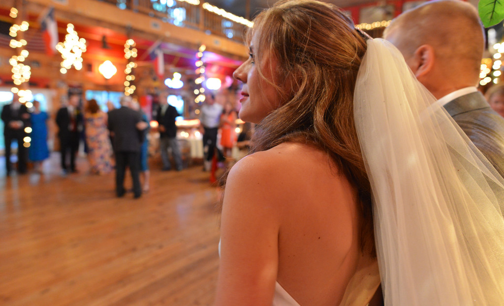 Bride watches oldest married couple at Boerne dance hall