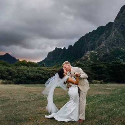 Kualoa Ranch Hawaii Wedding 