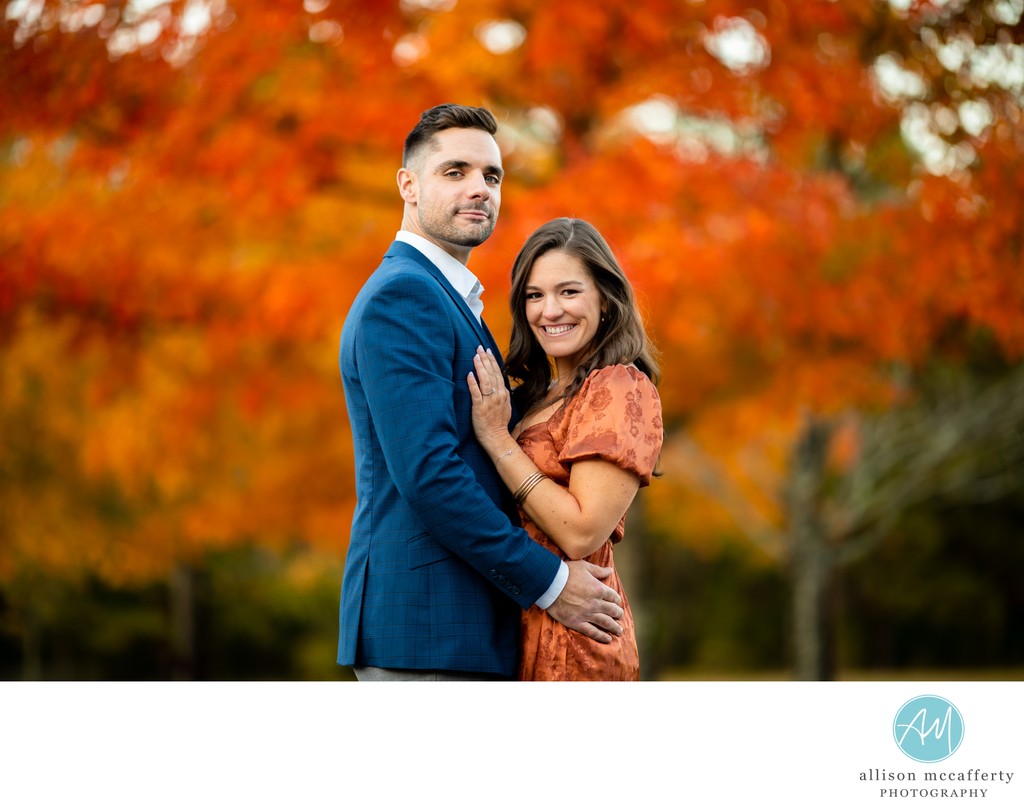 Fall Engagement Photos in South Jersey