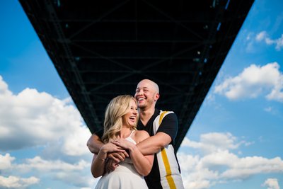 Philly Engagement Photo