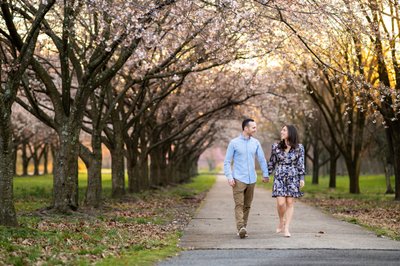 Fairmont Park Engagement Photos