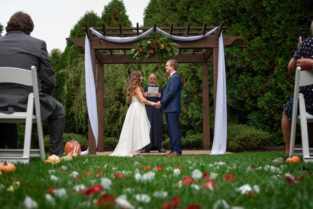 Wedding Ceremony at The Farmhouse Wilmington