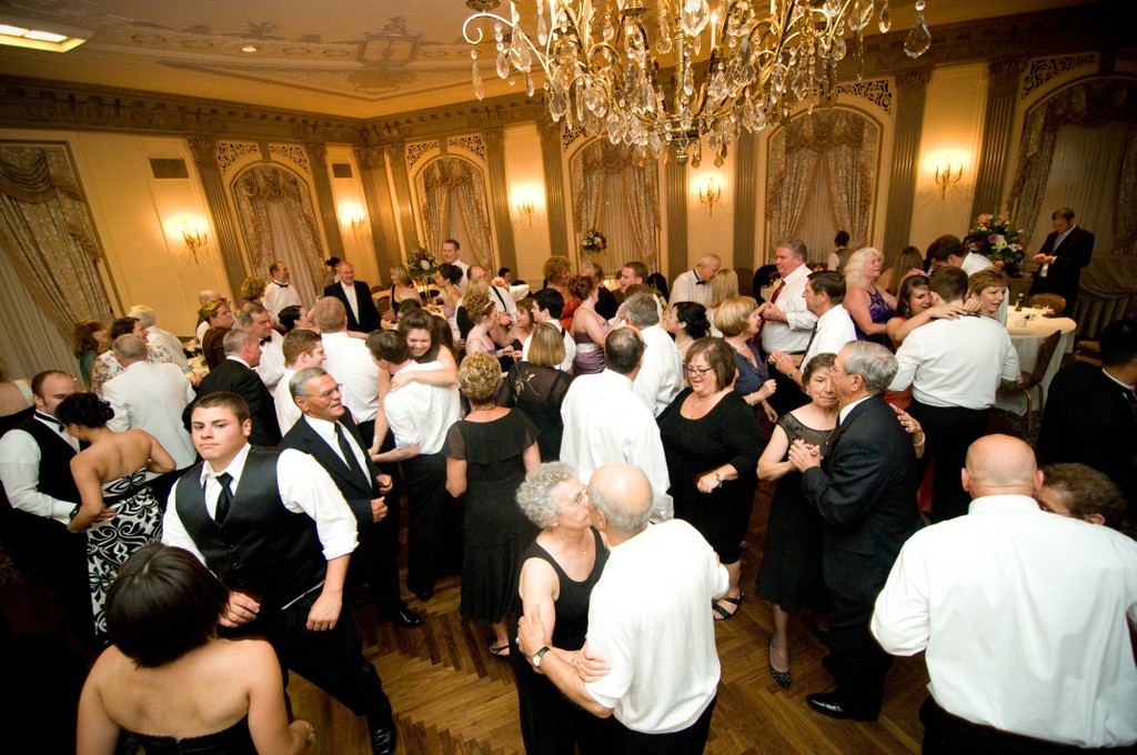 Dance Floor at Hotel DuPont Wedding