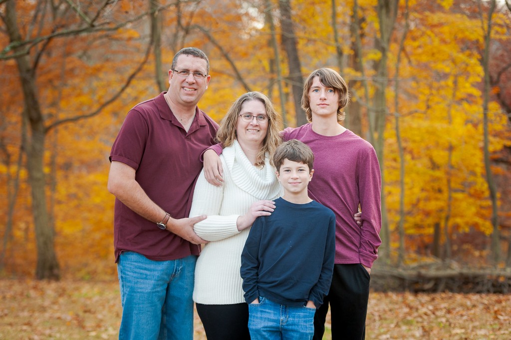 Fall Family Portraits at Valley Garden Park