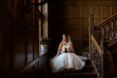Greenville Country Club bridal portrait