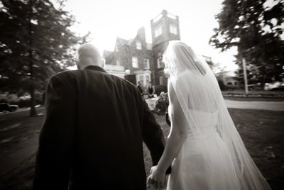 University and Whist Club Wedding Photo