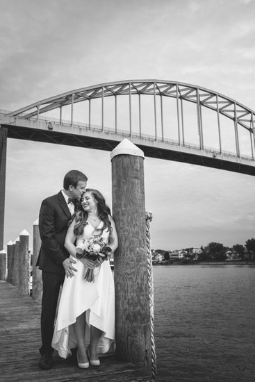 Chesapeake City Bridge Wedding Portraits